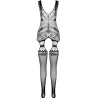 Passion - Bodystocking Eco Collection Eco Bs009 Noir